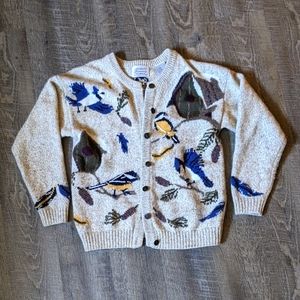 VINTAGE Bird Sweater (what. a. look.)